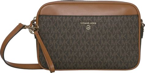 michael kors jet set zip top large acorn amazon|Michael Kors Jet Set Charm Large Top Zip Wristlet Brown/Acorn .